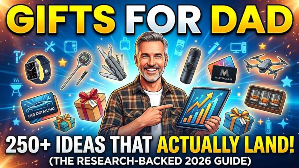 Gifts for Dad: 250+ Ideas That Actually Land (The Research-Backed 2026 Guide)