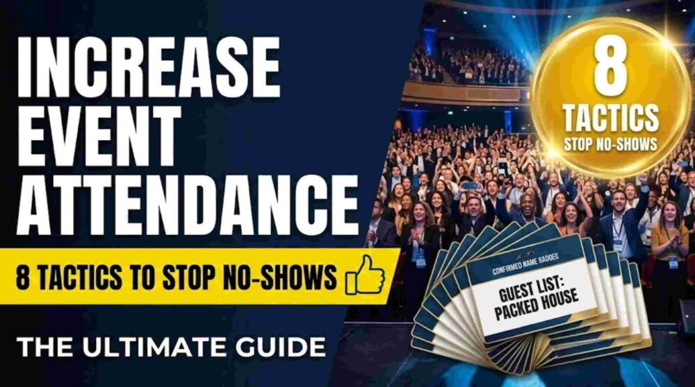 The Post-Send Panic: How to Increase Event Attendance When RSVPs Are Low