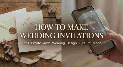 How to Make Wedding Invitations: Wording Templates, Etiquette & Modern Trends