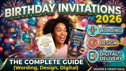 Birthday Party Invitations: The Complete 2026 Guide to Wording, Design & Digital Delivery