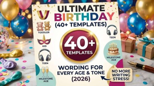 Birthday Invitation Wording: 40+ Templates for Every Age & Tone (2026)