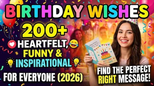 Birthday Wishes: 200+ Heartfelt, Funny & Inspirational Messages for Everyone (2026)