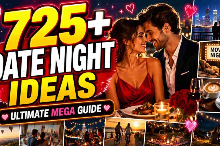 725+ Date Night Ideas for Couples (The Ultimate Mega Guide)