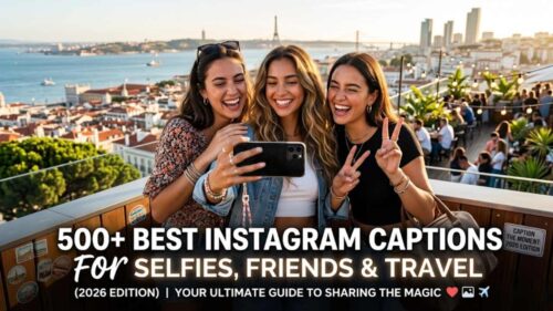 500+ Best Instagram Captions for Selfies, Friends & Travel (2026)