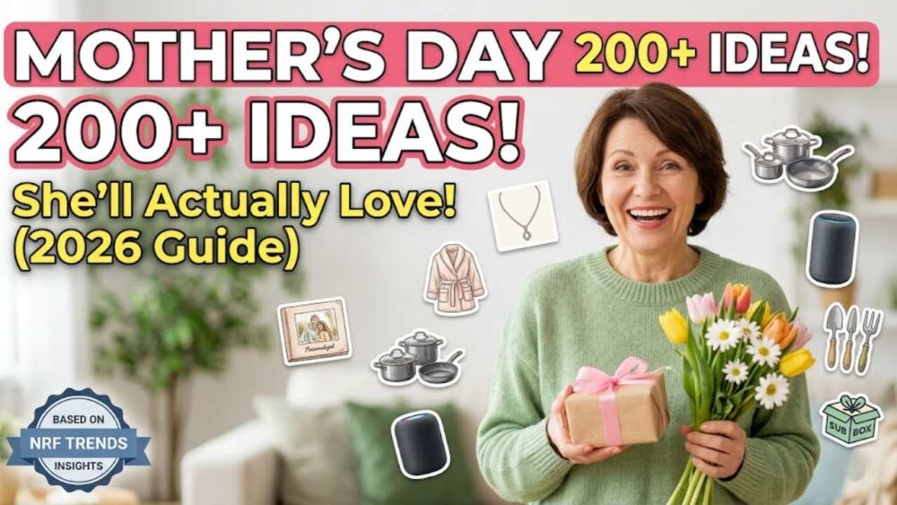 Mother’s Day Gifts: 200+ Ideas She’ll Actually Love (2026 Guide, From NRF Data)