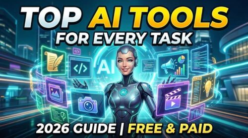 Top AI Tools for Every Task in 2026: Free, Paid and Everything in Between