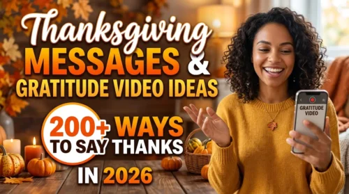 Thanksgiving Messages & Gratitude Video Ideas: 200+ Ways to Say Thanks in 2026