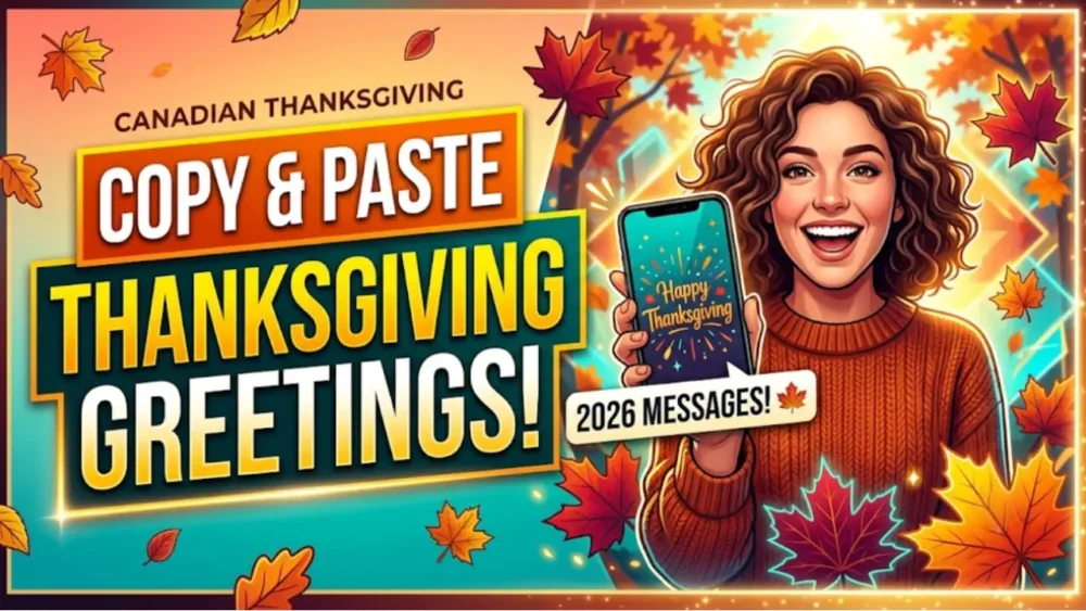 Canadian Thanksgiving Message & Greeting Ideas 2026