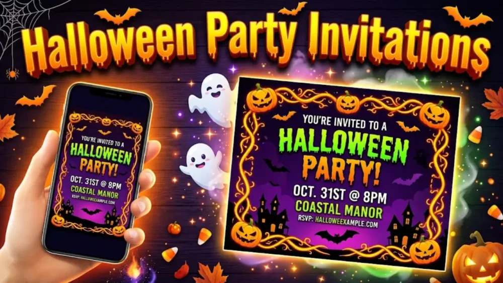 Halloween Party Invitations: Styles + Wording (2026)