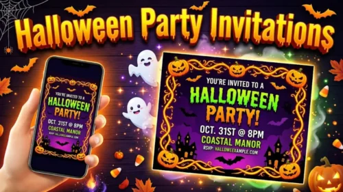 Halloween Party Invitations: Styles + Wording (2026)